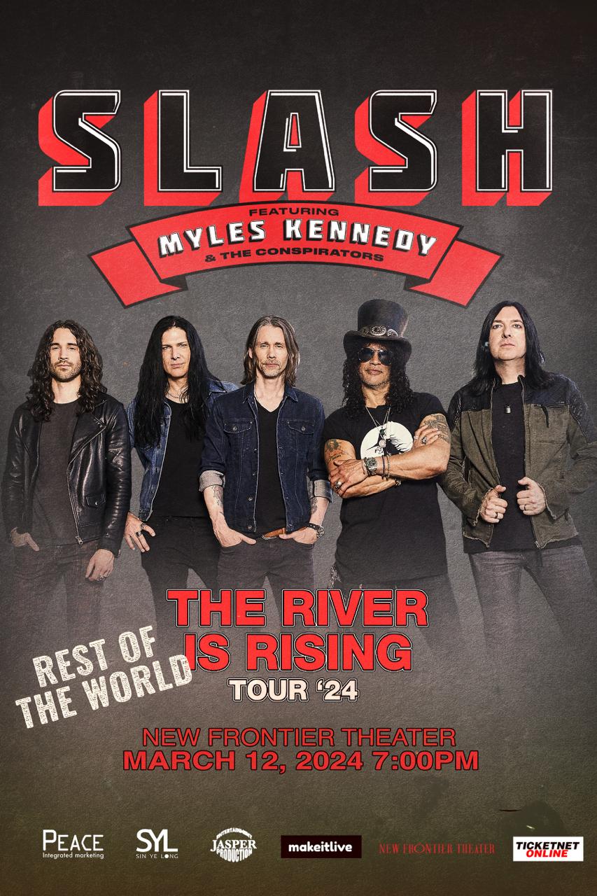 “Riff Lord” Slash to rock Manila in March 2024